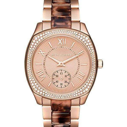 Michael Kors Bryn Rose Gold Crystals Accented MK6276 Womens Watch