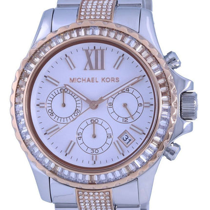 Michael Kors Everest Chronograph Two Tone Stainless Steel Quartz MK6975 100M Women's Watch