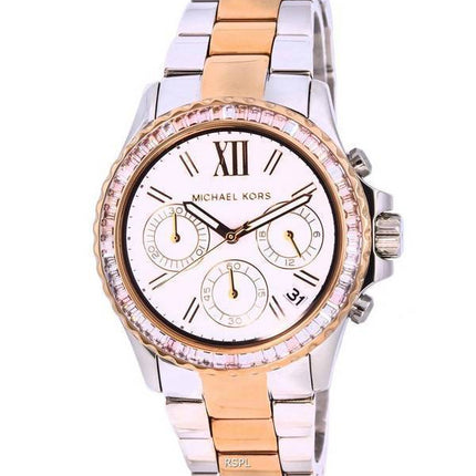 Michael Kors Everest Chronograph White Dial Quartz MK7214 Womens Watch