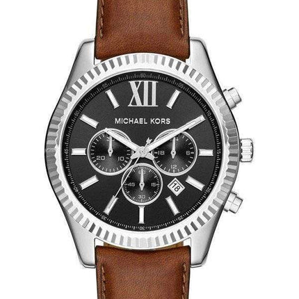 Michael Kors Lexington Black Dial Chronograph MK8456 Mens Watch