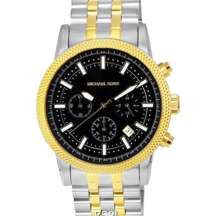 Michael Kors Hutton Chronograph Black Dial Quartz Mk8954 Men's Watch