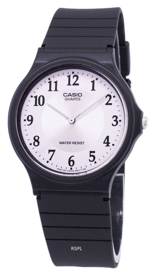 Casio Quartz Analog White Dial MQ-24-7B3LDF MQ-24-7B3L Mens Watch