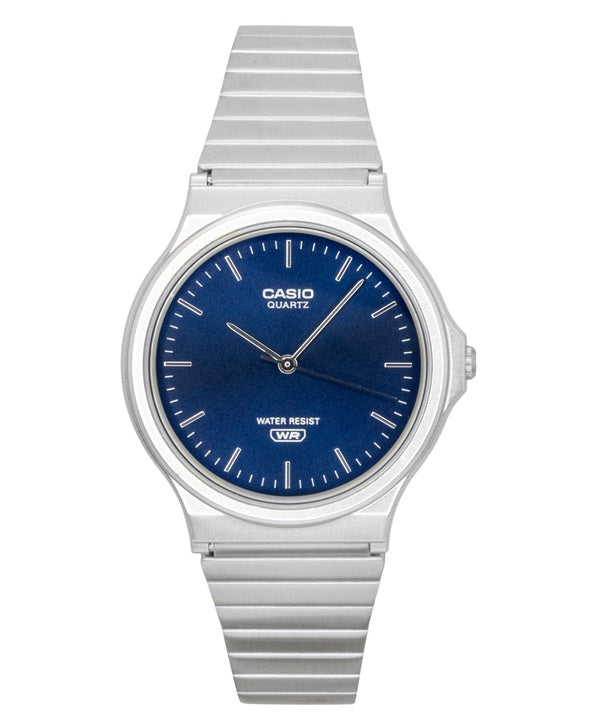 Casio Analog Stainless Steel Blue Dial Quartz MQ-24DA-2A Unisex Watch