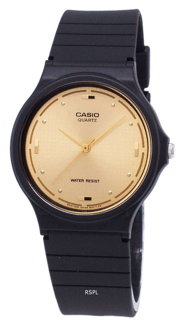 Casio Quartz Enticer Analog Gold Dial MQ-76-9ALDF MQ-76-9AL Mens Watch