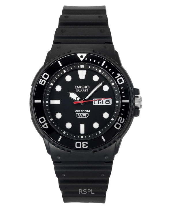 Casio Standard Analog Resin Strap Black Dial Quartz MRW-230H-1E1V 100M Men's Watch