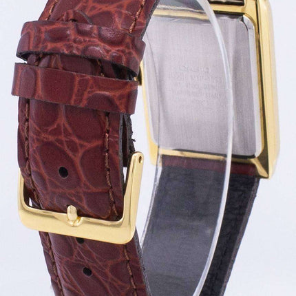 Casio Enticer Quartz Analog Silver Dial MTP-1235GL-7ADF MTP-1235GL-7A Mens Leather Watch