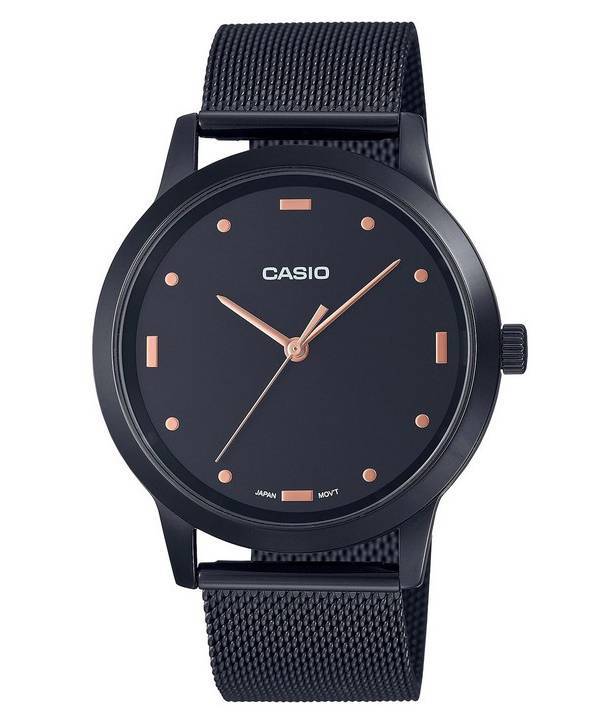 Casio Analog Black Dial Stainless Steel MTP-2022VB-1C MTP2022VB-1C Men's Watch