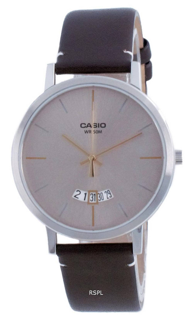Casio Classic Analog Leather Quartz MTP-B100L-9E MTPB100L-9E Men's Watch