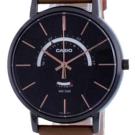 Casio Classic Analog Leather Quartz MTP-B105BL-1A MTPB105BL-1A Men's Watch