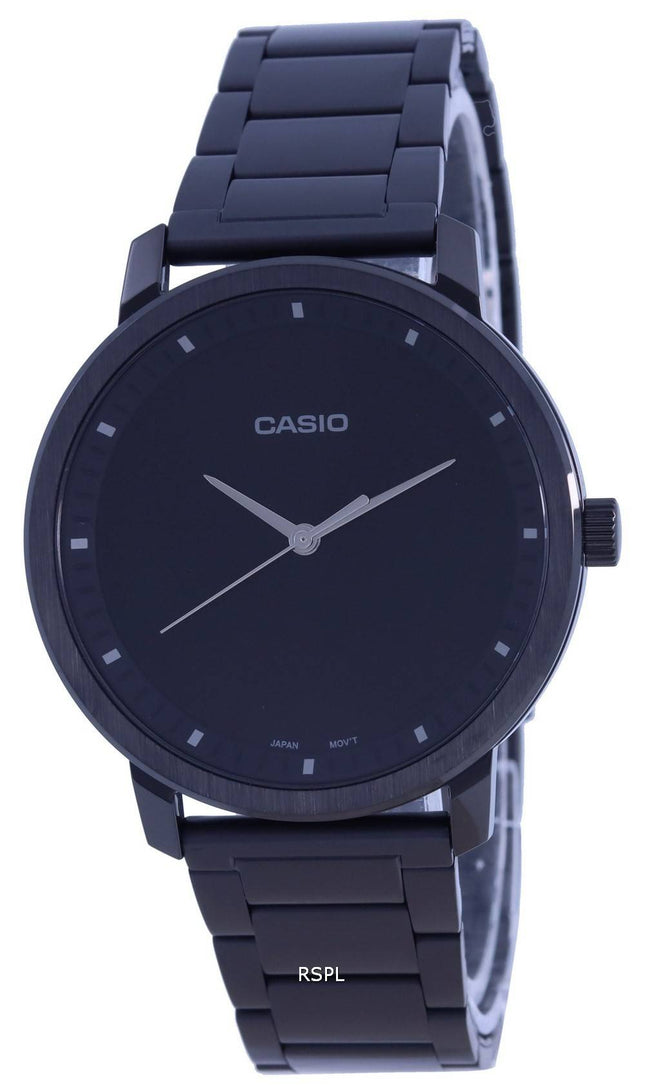 Casio Analog Black Dial Stainless Steel MTP-B115B-1E MTPB115B-1 Men's Watch