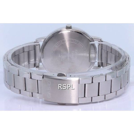 Casio Analog Stainless Steel Black Dial Quartz MTP-B125D-1A MTPB125D-1 Mens Watch