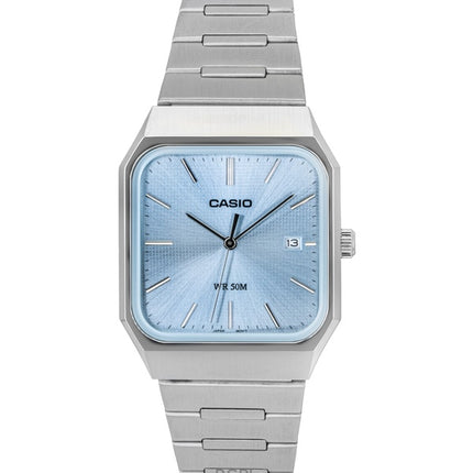 Casio Standard Analog Stainless Steel Ice Blue Dial Quartz MTP-B185D-2A2V Men's Watch