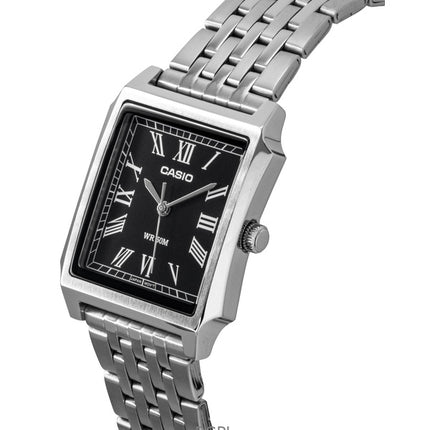 Casio Standard Analog Stainless Steel Black Dial Quartz MTP-B190D-1BV Men's Watch