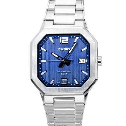 Casio Analog Stainless Steel Blue Dial Quartz MTP-B195D-2AV Men's Watch