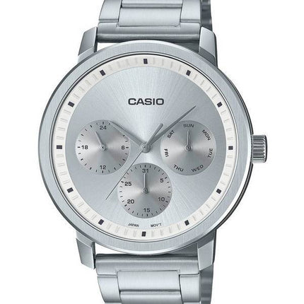 Casio Analog Silver Dial Stainless Steel MTP-B305D-7E MTPB305D-7 Men's Watch