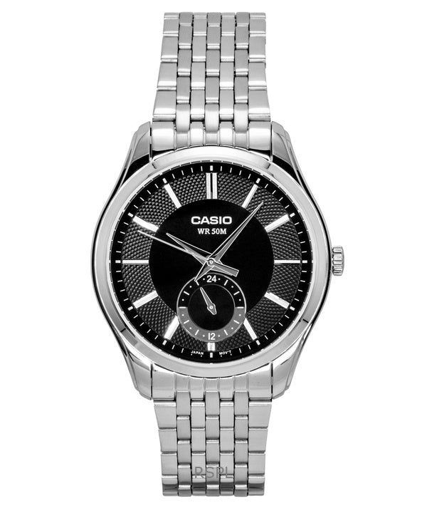 Casio Analog Stainless Steel Black Dial Quartz MTP-B315D-1AV Men's Watch