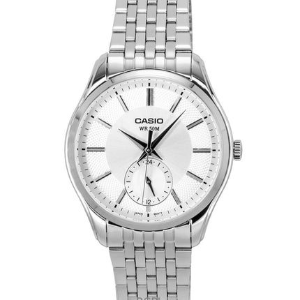 Casio Analog Stainless Steel Silver Dial Quartz MTP-B315D-7AV Men's Watch