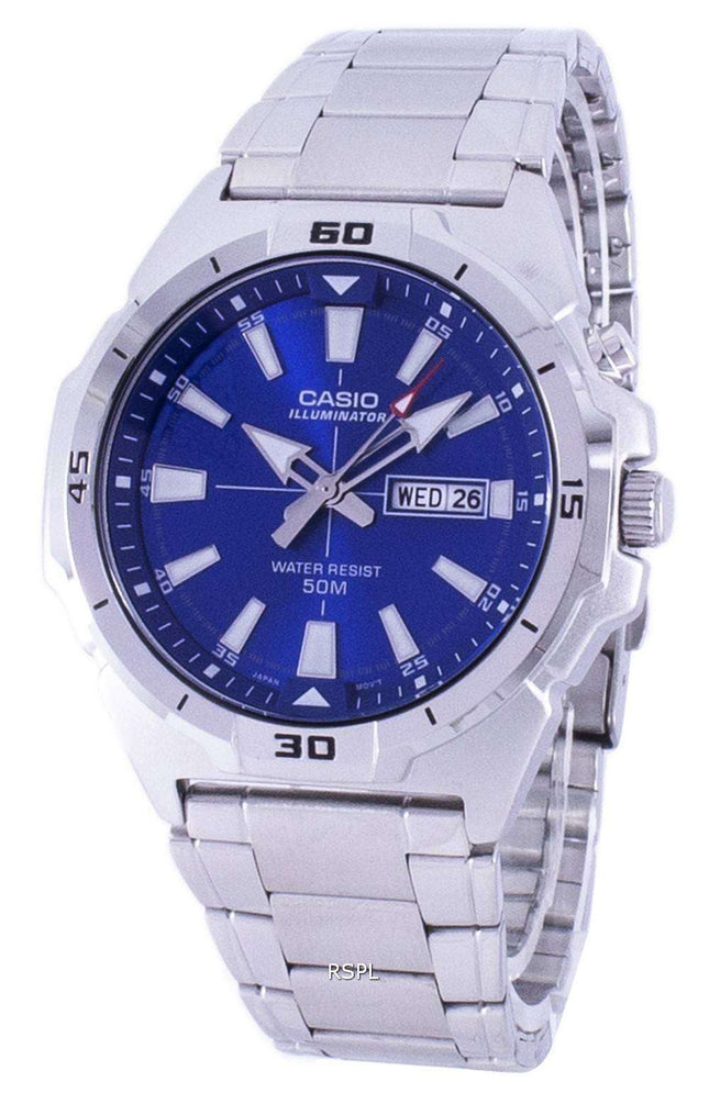 Casio Illuminator Analog Quartz MTP-E203D-2AV MTPE203D-2AV Men's Watch