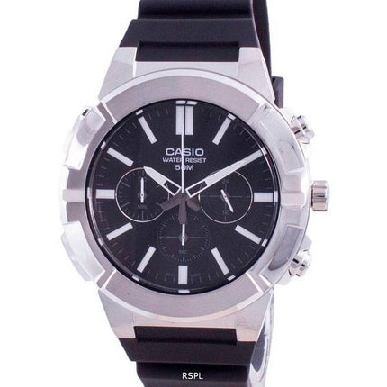 Casio Multi Hands Analog Quartz Chronograph MTP-E500-1A MTP-E500-1 Mens Watch