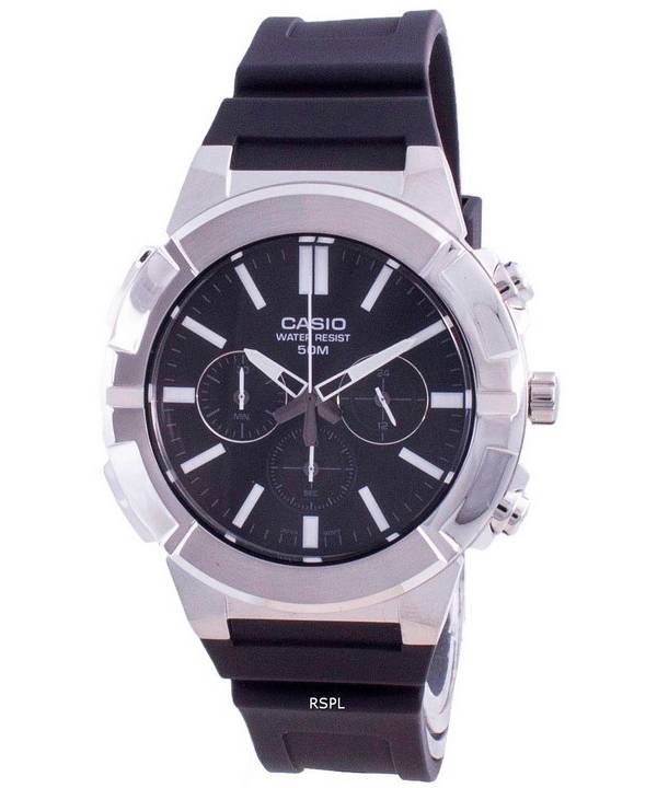 Casio Multi Hands Analog Quartz Chronograph MTP-E500-1A MTP-E500-1 Mens Watch