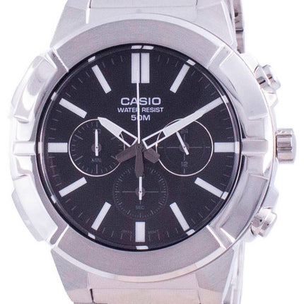 Casio Multi Hands Analog Quartz Chronograph MTP-E500D-1A MTP-E500D-1 Mens Watch