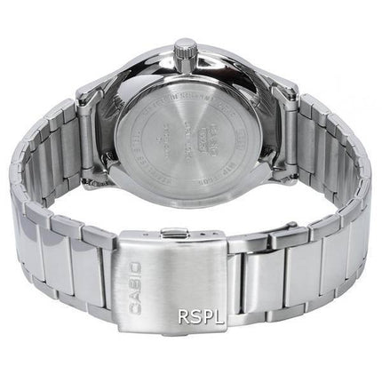 Casio Standard Analog Stainless Steel Multicolor Dial Quartz MTP-E605D-7E MTPE605D-7E Men's Watch