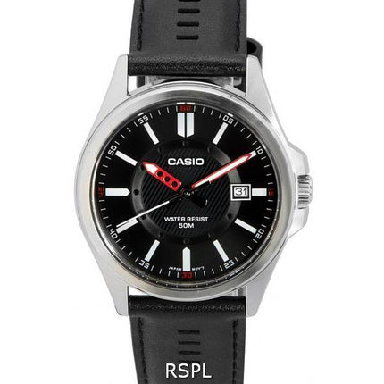 Casio Analog Black Dial Quartz MTP-E700L-1E MTPE700L-1E Men's Watch