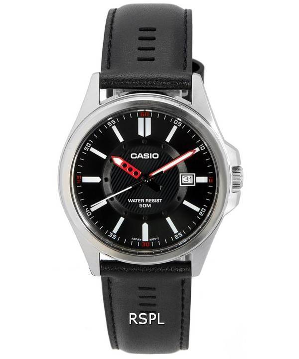 Casio Analog Black Dial Quartz MTP-E700L-1E MTPE700L-1E Men's Watch