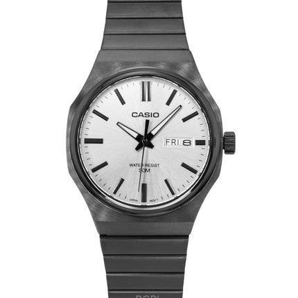 Casio Standard Analog Stainless Steel Silver Dial Quartz MTP-E735B-7AV Men's Watch