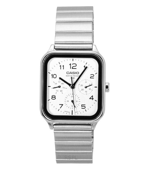 Casio Standard Analog Stainless Steel White Dial Quartz MTP-M306D-7AV Men's Watch