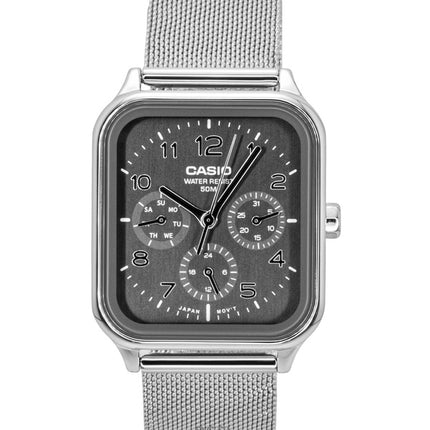 Casio Standard Analog Stainless Steel Grey Dial Quartz MTP-M306M-8AV Men's Watch