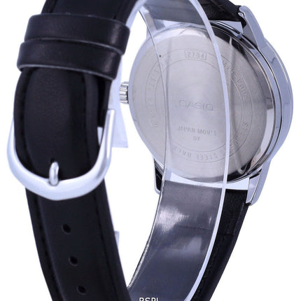Casio Black Dial Stainless Steel Analog Quartz MTP-V002L-1B3 MTPV002L-1 Men's Watch