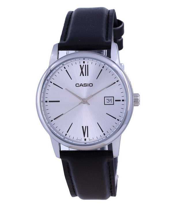 Casio Silver Dial Stainless Steel Analog Quartz MTP-V002L-7B3 MTPV002L-7 Men's Watch