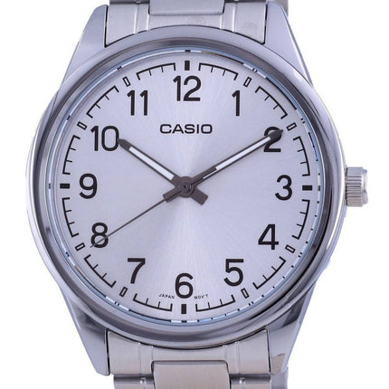 Casio Silver Dial Stainless Steel Analog Quartz MTP-V005D-7B4 MTPV005D-7 Men's Watch