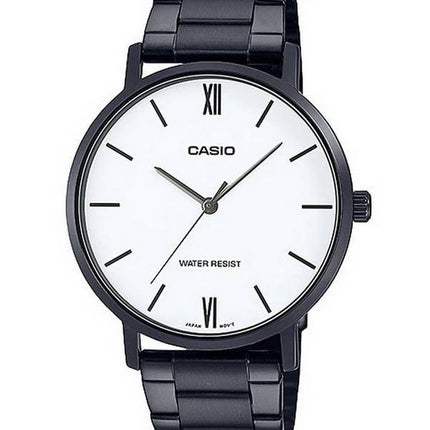 Casio White Dial Stainless Steel Analog MTP-VT01B-7B MTPVT01B-7B Men's Watch