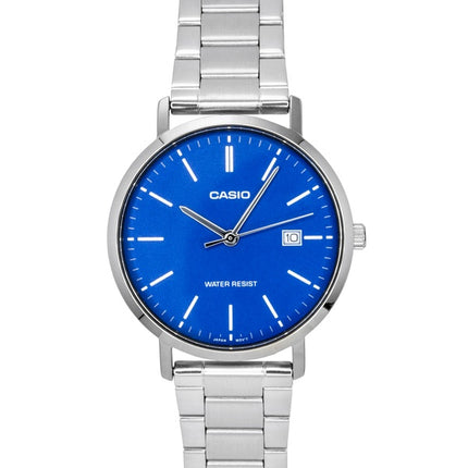 Casio Analog Stainless Steel Blue Dial Quartz MTP-VT05D-2E Men's Watch