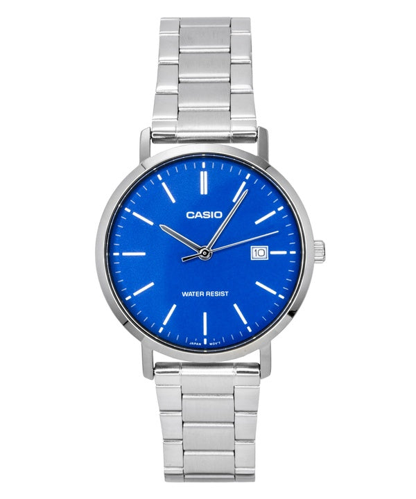 Casio Analog Stainless Steel Blue Dial Quartz MTP-VT05D-2E Men's Watch