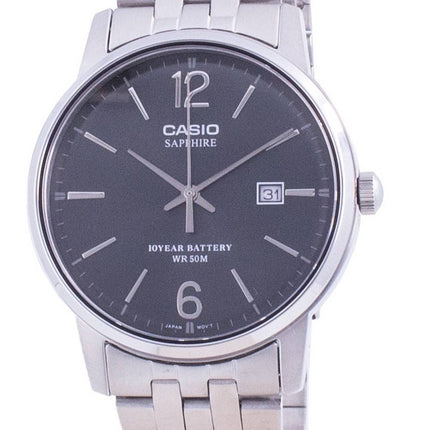 Casio Black Dial Stainless Steel Quartz MTS-110D-1AV MTS110D-1AV Men's Watch