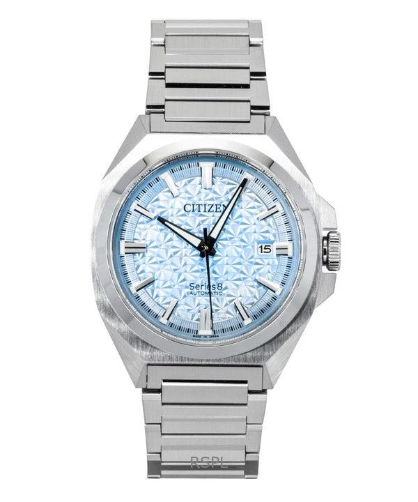 Citizen Series 8 Limited Edition Stainless Steel Light Blue Automatic NB6051-59L 100M Men's Watch