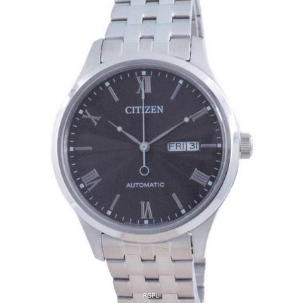 Citizen Mechanical Black Dial Stainless Steel NH7501-85H Mens Watch