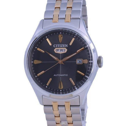 Citizen C7 Black Dial Stainless Steel Automatic NH8394-70H Mens Watch