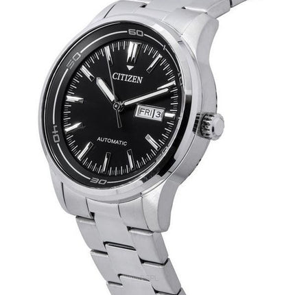 Citizen Stainless Steel Black Dial Automatic NH8400-87E 100M Men's Watch