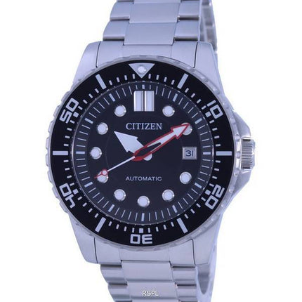 Citizen Black Dial Stainless Steel Automatic NJ0120-81E 100M Men's Watch