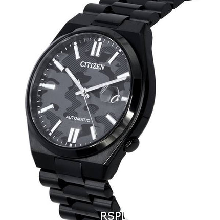 Citizen Mechanical Stainless Steel Camouflage Dial Automatic NJ0155-87E Men's Watch