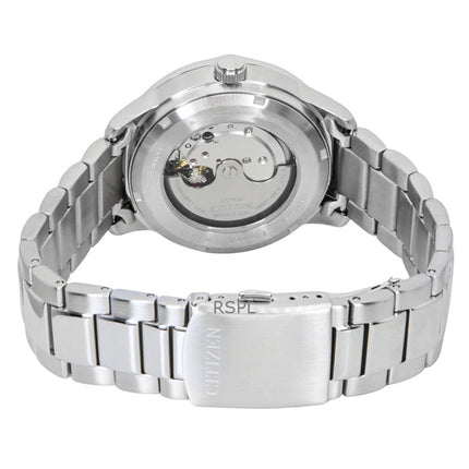 Citizen Stainless Steel Light Blue Dial Automatic NJ0191-83A 100M Men's Watch