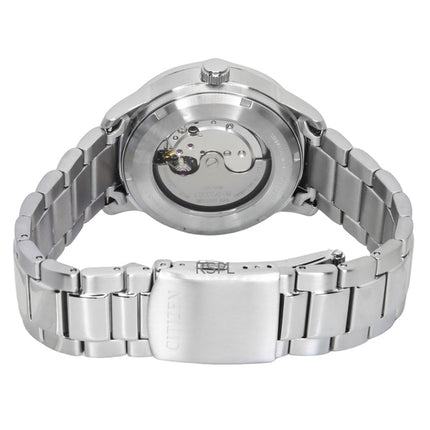Citizen Stainless Steel Black Dial Automatic NJ0191-83E 100M Men's Watch