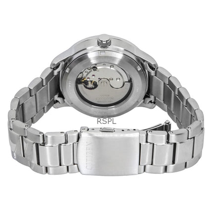 Citizen Automatic Stainless Steel White Dial NJ0191-83L 100M Men's Watch