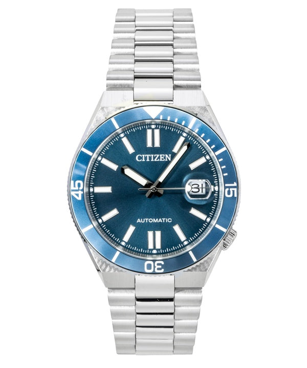 Citizen Tsuyosa Analog Stainless Steel Blue Dial Automatic NJ0231-56L 100M Men's Watch