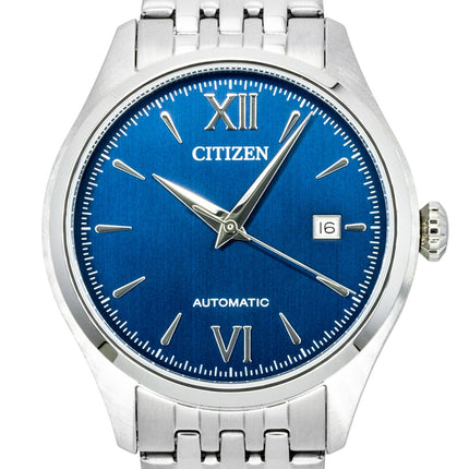 Citizen Stainless Steel Blue Dial Automatic NJ0240-55L Men's Watch