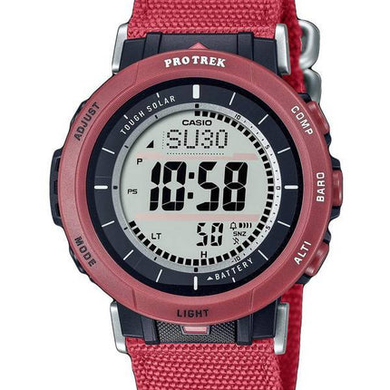 Casio Pro Trek Digital Black Dial Solar Powered PRG-30B-4 PRG30B-4 200M Mens Watch